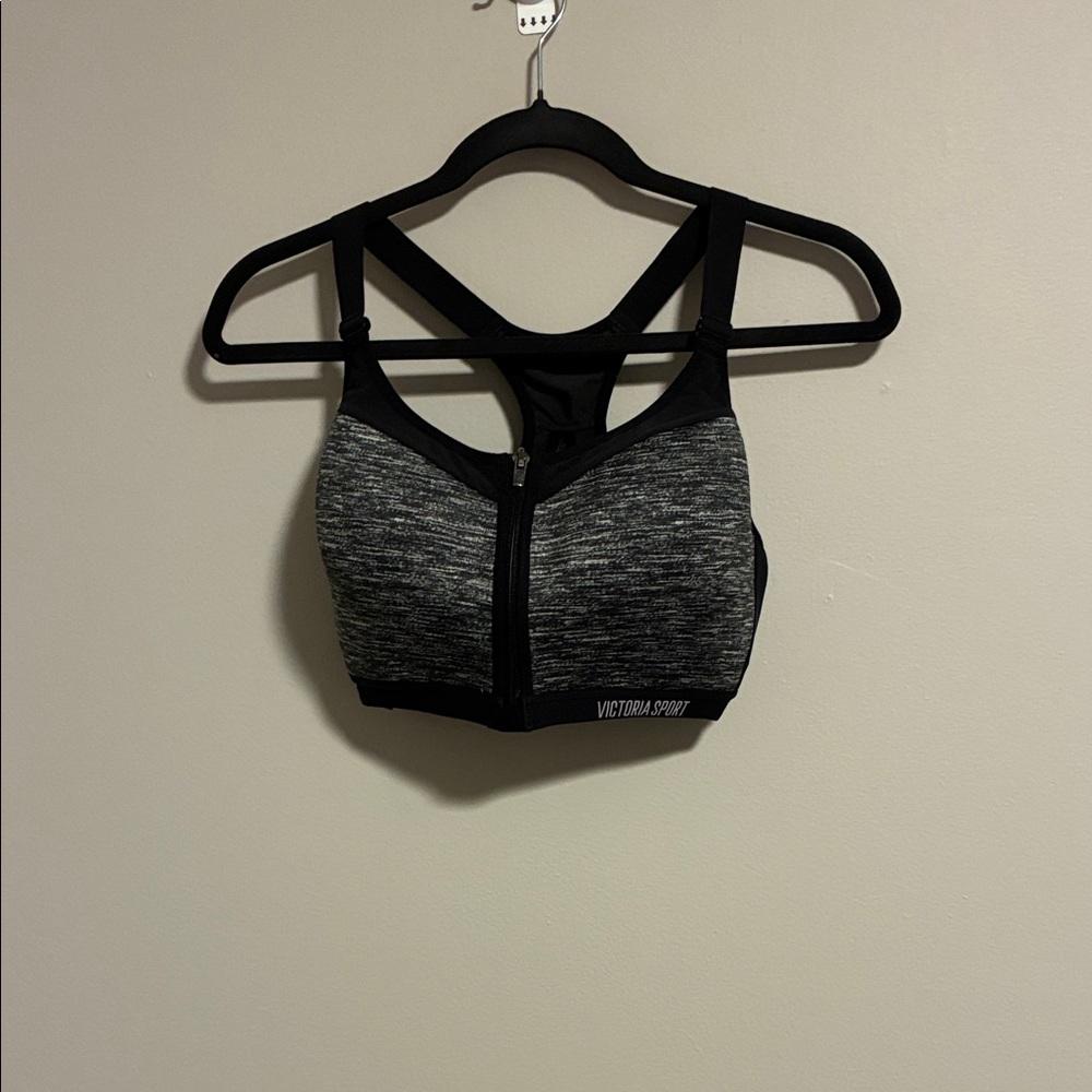 Victoria's Secret Black and Gray Sports Bra